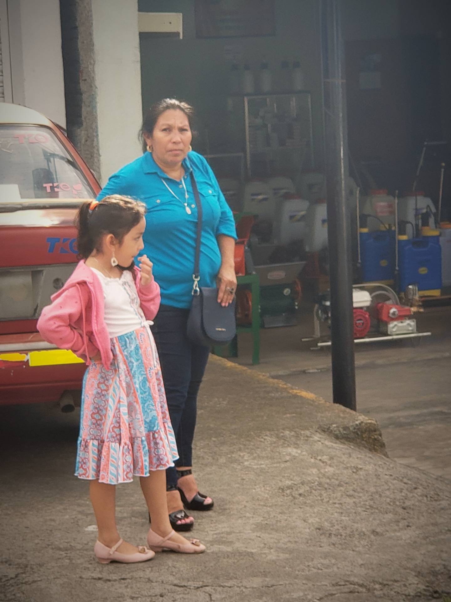 Woman and girl in Sebaco, Nicaragua