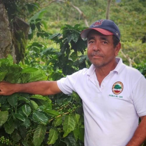 Marcos at the El Recreo Coffee Farm in Jinotega, Nicaragua