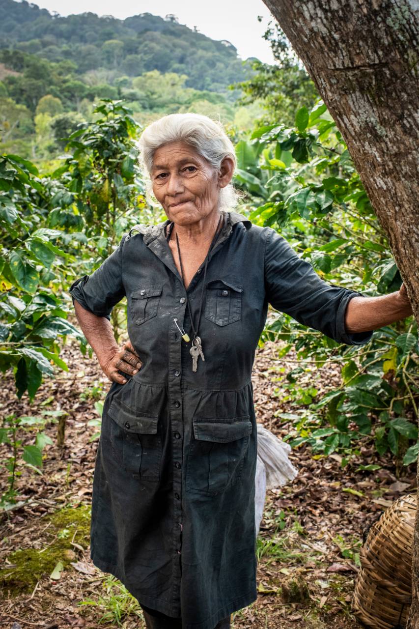 Maria Gonzales at the El Recreo Coffee Farm in Jinotega, Nicaragua