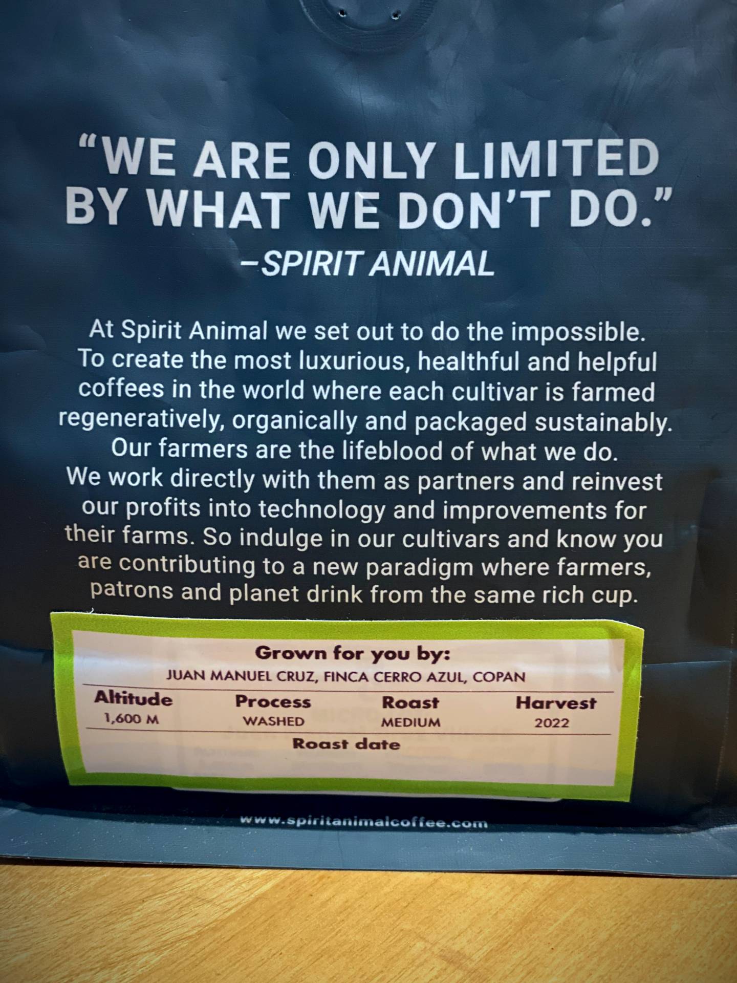 spirit animal coffee
